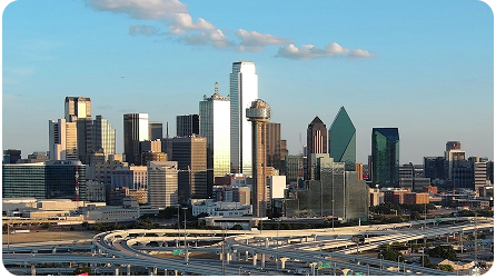 Aerial view of Georgia neighborhood