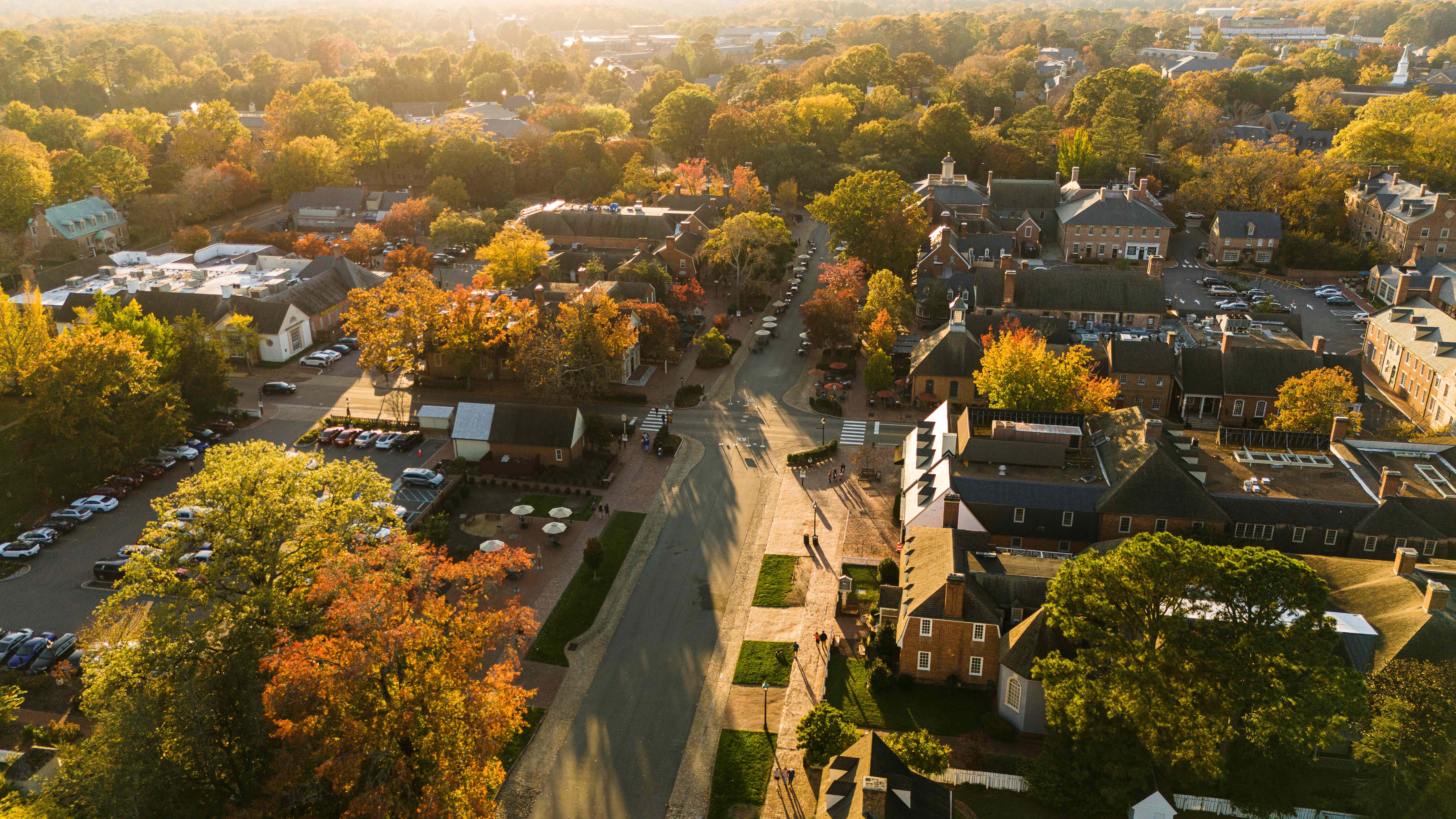 Aerial view of Ontario neighborhood