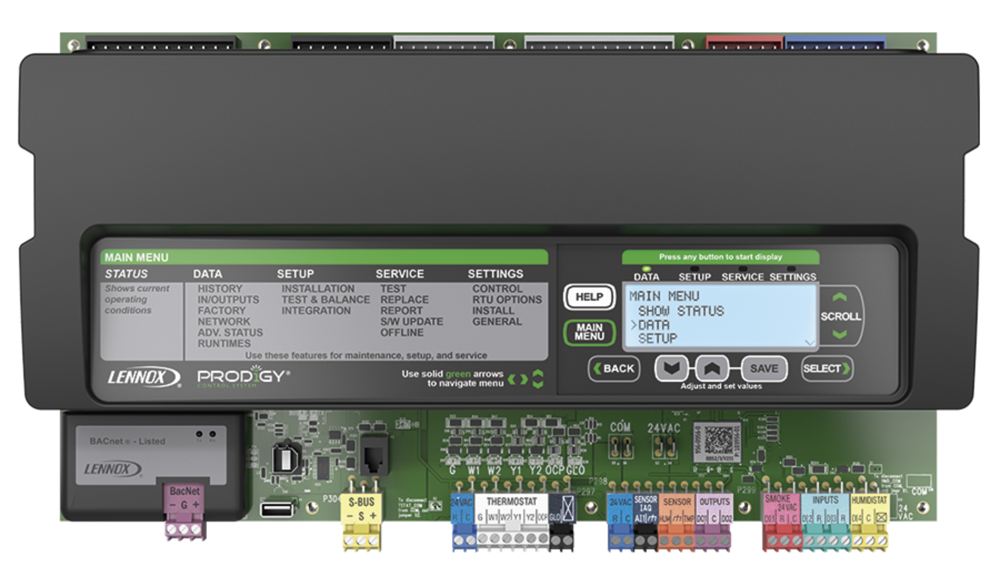 Prodigy Controller for Rooftop HVAC Systems