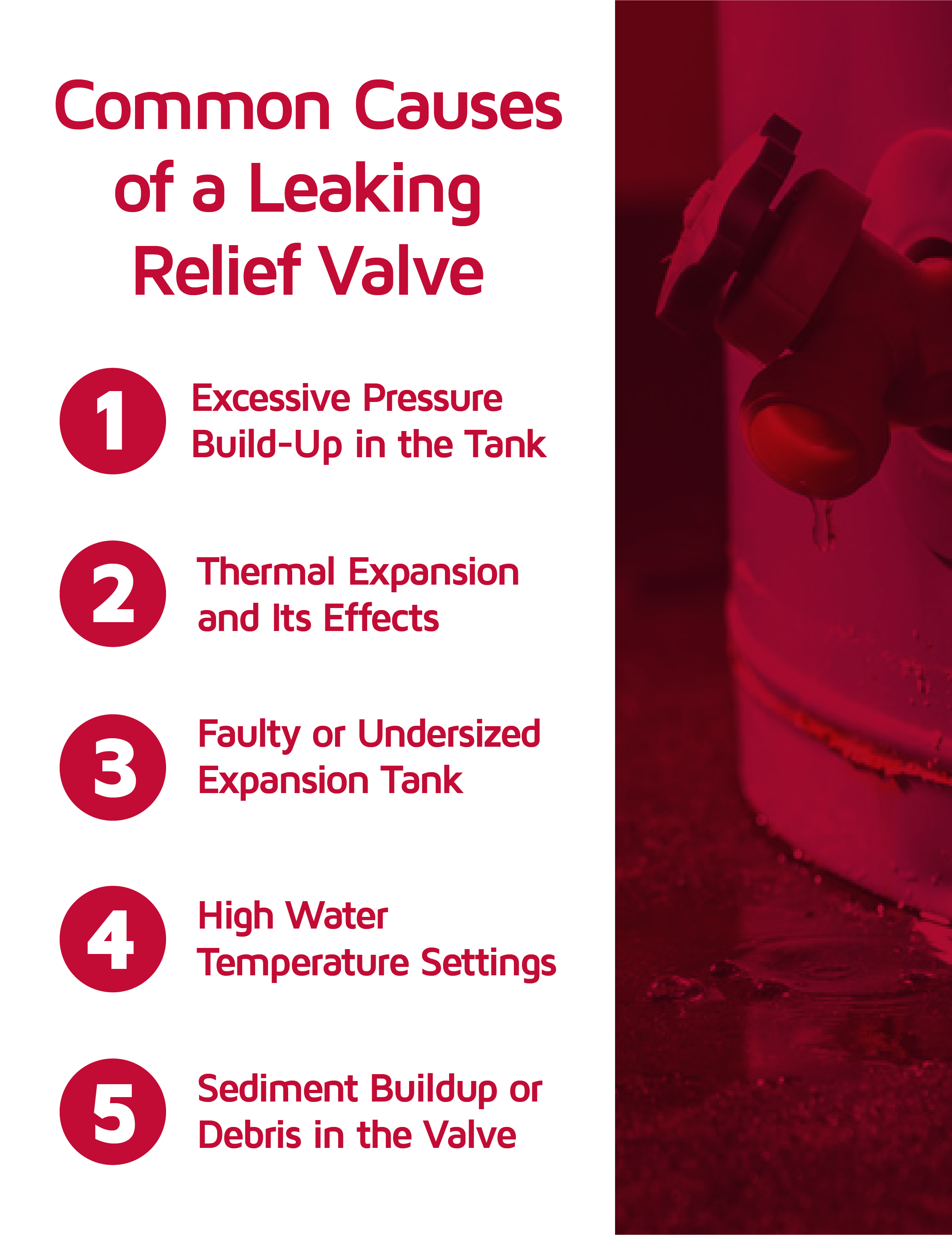 Common causes of a leaking relief valve.webp