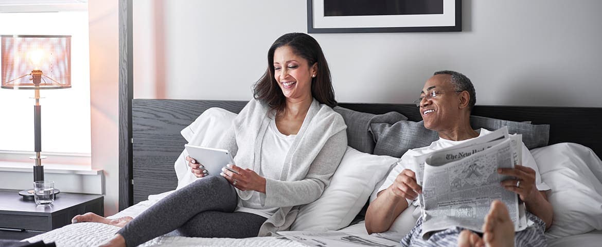 Aerial view of Ontario neighborhood