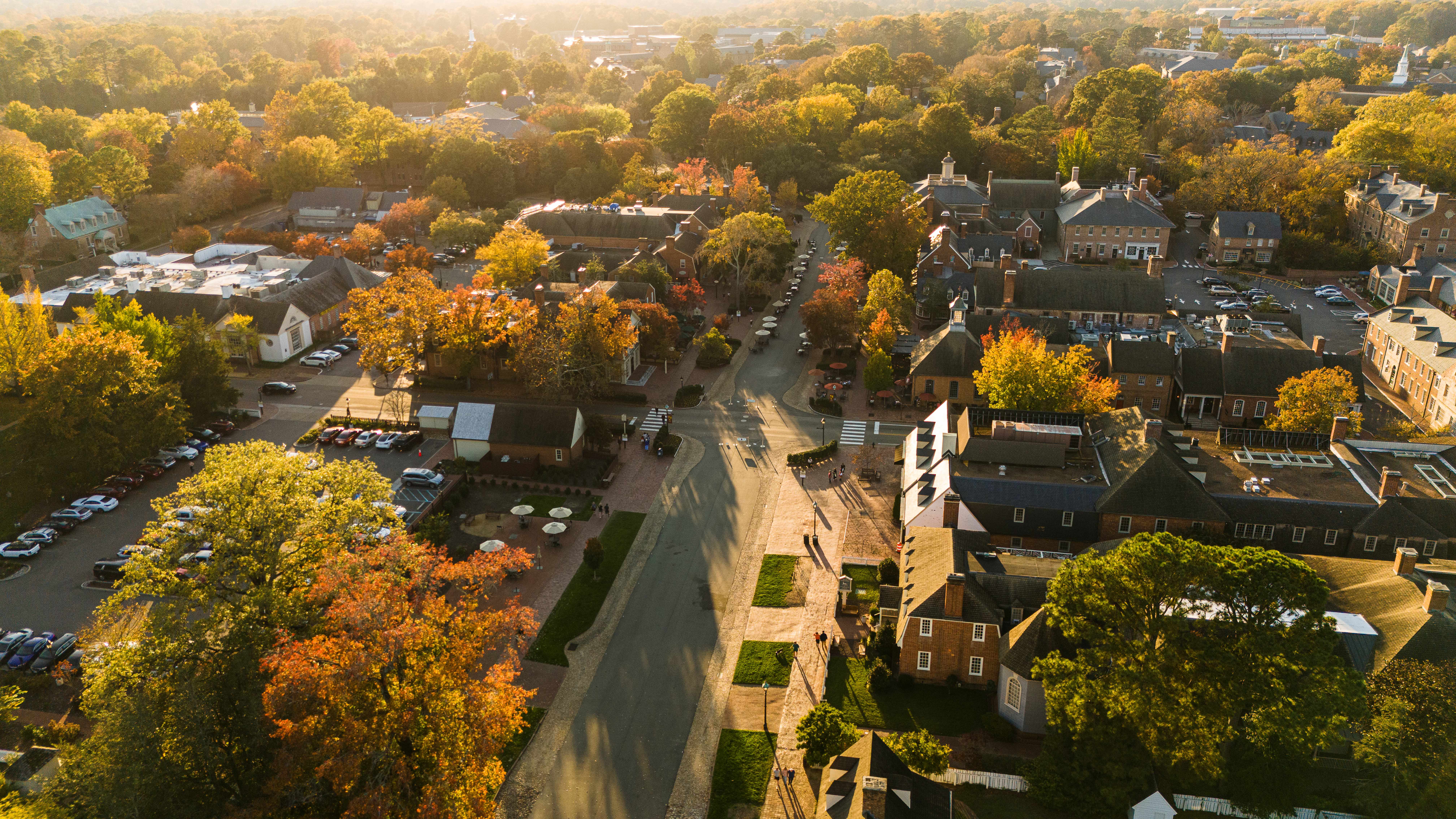 Aerial view of Pennsylvania neighborhood
