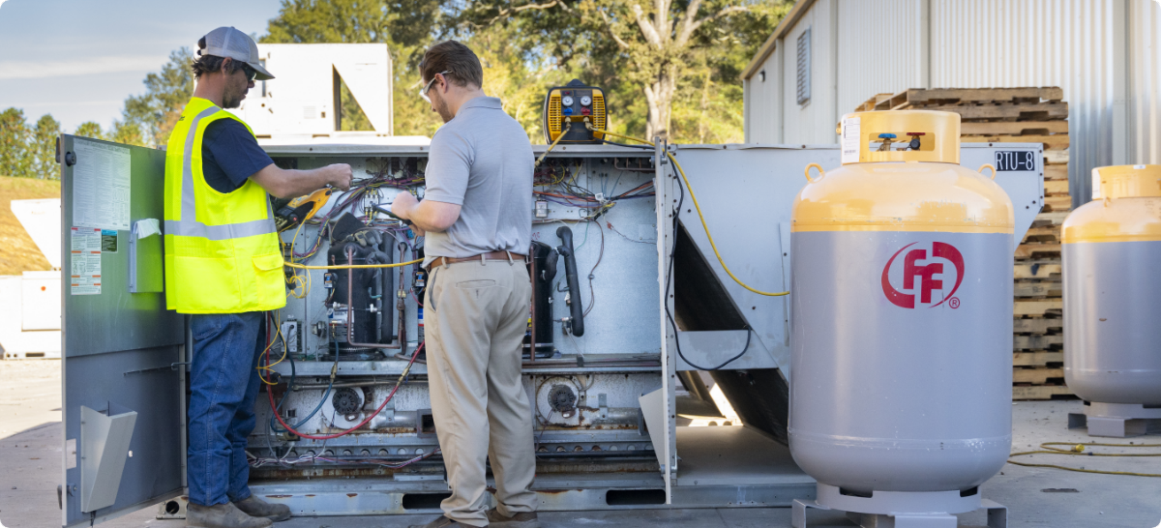 Effortless HVACR Recycling with Lennox AES