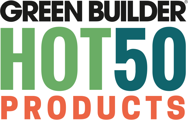 Logo for green builder hot 50 products