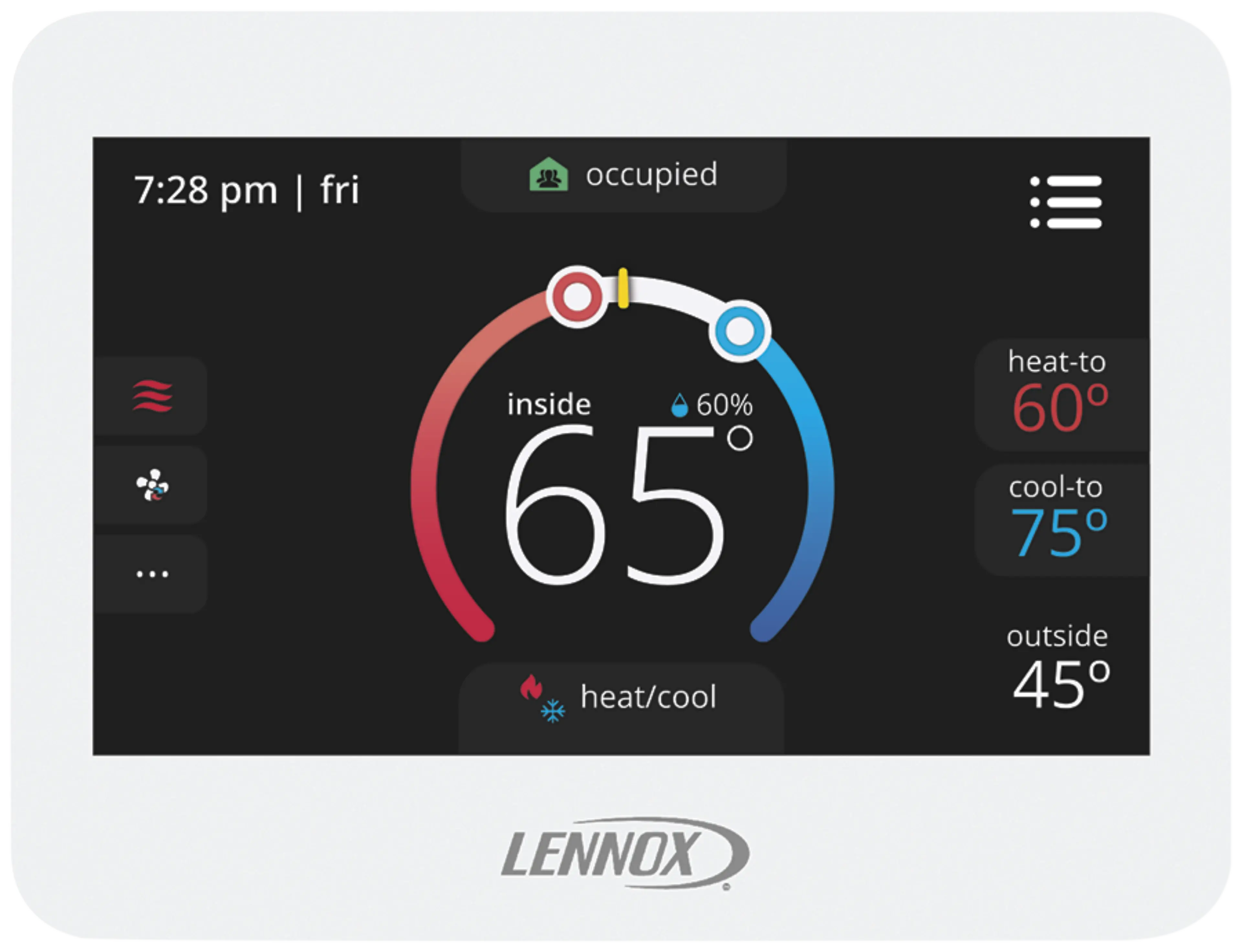 ComfortSense 8500 Programmable Commercial HVAC Thermostat | Lennox