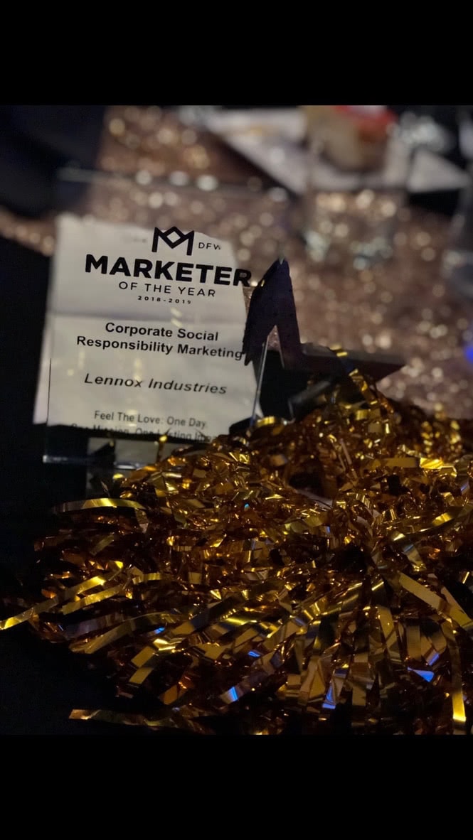 Marketer of the year award